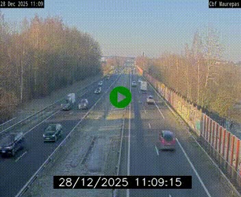 Webcam sur le périphérique de Rennes (N136) à hauteur de Maurepas, au nord de la ville