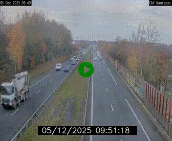 <h2>Webcam sur le périphérique de Rennes (N136) à hauteur de Maurepas, au nord de la ville</h2>