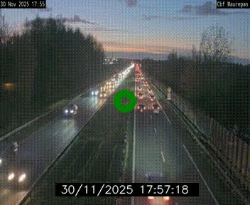 <h2>Webcam sur le périphérique de Rennes (N136) à hauteur de Maurepas, au nord de la ville</h2>