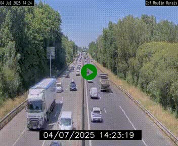 <h2>Webcam sur le périphérique de Nantes (N844) entre la Porte de Saint-Luce et la Porte d'Anjou, à l'est de la ville</h2>