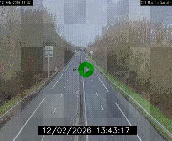 <h2>Webcam sur le périphérique de Nantes (N844) entre la Porte de Saint-Luce et la Porte d'Anjou, à l'est de la ville</h2>