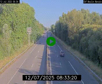 <h2>Webcam sur le périphérique de Nantes (N844) entre la Porte de Saint-Luce et la Porte d'Anjou, à l'est de la ville</h2>