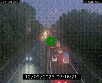 <h2>Webcam sur le périphérique de Nantes (N844) entre la Porte de Saint-Luce et la Porte d'Anjou, à l'est de la ville</h2>