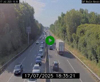 <h2>Webcam sur le périphérique de Nantes (N844) entre la Porte de Saint-Luce et la Porte d'Anjou, à l'est de la ville</h2>