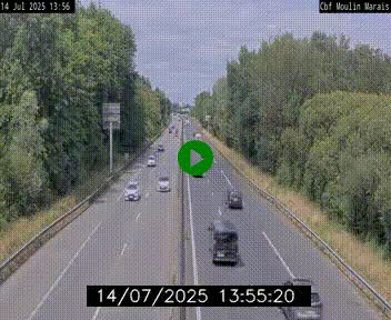 <h2>Webcam sur le périphérique de Nantes (N844) entre la Porte de Saint-Luce et la Porte d'Anjou, à l'est de la ville</h2>