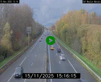 <h2>Webcam sur le périphérique de Nantes (N844) entre la Porte de Saint-Luce et la Porte d'Anjou, à l'est de la ville</h2>