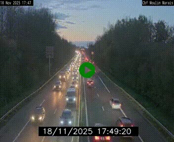 <h2>Webcam sur le périphérique de Nantes (N844) entre la Porte de Saint-Luce et la Porte d'Anjou, à l'est de la ville</h2>