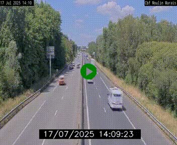 <h2>Webcam sur le périphérique de Nantes (N844) entre la Porte de Saint-Luce et la Porte d'Anjou, à l'est de la ville</h2>