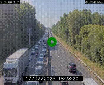 <h2>Webcam sur le périphérique de Nantes (N844) entre la Porte de Saint-Luce et la Porte d'Anjou, à l'est de la ville</h2>