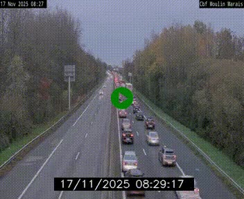 <h2>Webcam sur le périphérique de Nantes (N844) entre la Porte de Saint-Luce et la Porte d'Anjou, à l'est de la ville</h2>