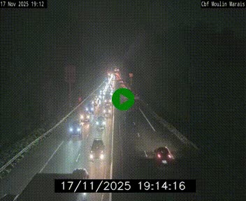 <h2>Webcam sur le périphérique de Nantes (N844) entre la Porte de Saint-Luce et la Porte d'Anjou, à l'est de la ville</h2>