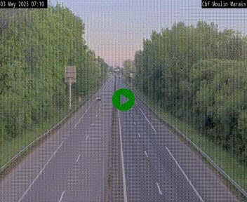 Webcam sur le périphérique de Nantes (N844) entre la Porte de Saint-Luce et la Porte d'Anjou, à l'est de la ville