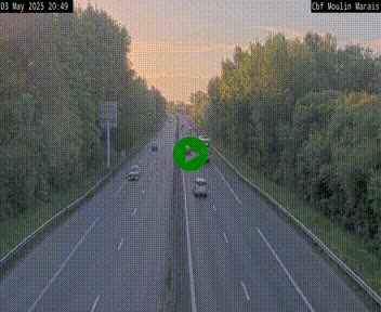 Webcam sur le périphérique de Nantes (N844) entre la Porte de Saint-Luce et la Porte d'Anjou, à l'est de la ville
