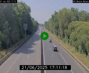 Webcam sur le périphérique de Nantes (N844) entre la Porte de Saint-Luce et la Porte d'Anjou, à l'est de la ville