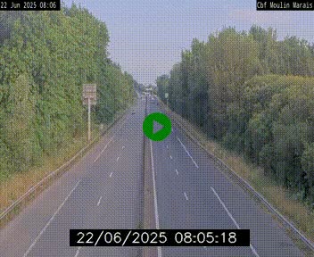 Webcam sur le périphérique de Nantes (N844) entre la Porte de Saint-Luce et la Porte d'Anjou, à l'est de la ville