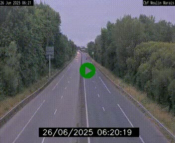 Webcam sur le périphérique de Nantes (N844) entre la Porte de Saint-Luce et la Porte d'Anjou, à l'est de la ville