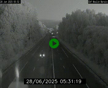 Webcam sur le périphérique de Nantes (N844) entre la Porte de Saint-Luce et la Porte d'Anjou, à l'est de la ville