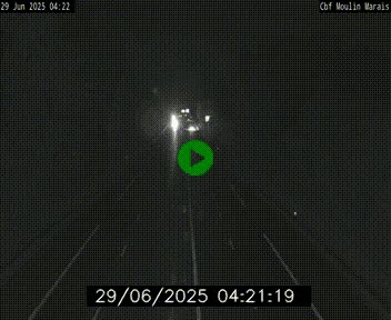 Webcam sur le périphérique de Nantes (N844) entre la Porte de Saint-Luce et la Porte d'Anjou, à l'est de la ville