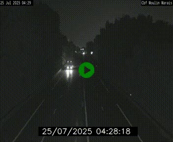 Webcam sur le périphérique de Nantes (N844) entre la Porte de Saint-Luce et la Porte d'Anjou, à l'est de la ville