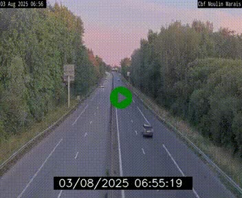 Webcam sur le périphérique de Nantes (N844) entre la Porte de Saint-Luce et la Porte d'Anjou, à l'est de la ville