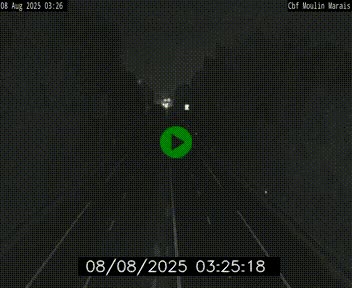 Webcam sur le périphérique de Nantes (N844) entre la Porte de Saint-Luce et la Porte d'Anjou, à l'est de la ville