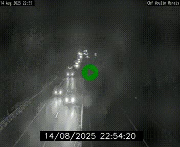 Webcam sur le périphérique de Nantes (N844) entre la Porte de Saint-Luce et la Porte d'Anjou, à l'est de la ville