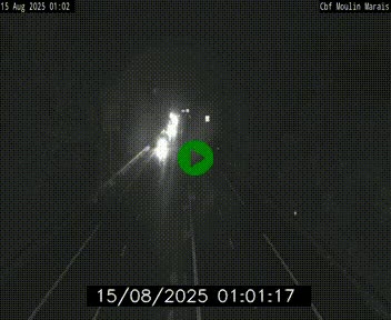 Webcam sur le périphérique de Nantes (N844) entre la Porte de Saint-Luce et la Porte d'Anjou, à l'est de la ville