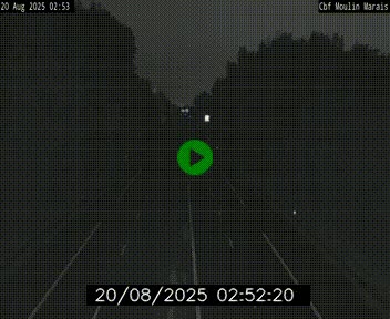 Webcam sur le périphérique de Nantes (N844) entre la Porte de Saint-Luce et la Porte d'Anjou, à l'est de la ville