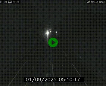 Webcam sur le périphérique de Nantes (N844) entre la Porte de Saint-Luce et la Porte d'Anjou, à l'est de la ville