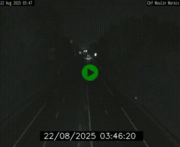 Webcam sur le périphérique de Nantes (N844) entre la Porte de Saint-Luce et la Porte d'Anjou, à l'est de la ville