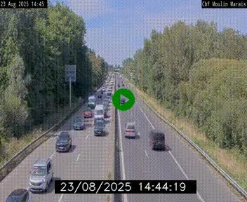 Webcam sur le périphérique de Nantes (N844) entre la Porte de Saint-Luce et la Porte d'Anjou, à l'est de la ville
