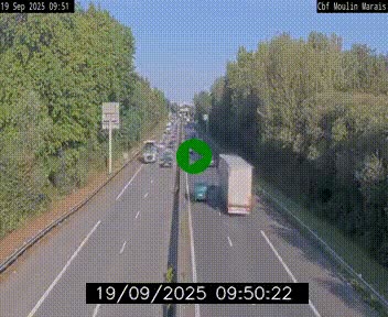 <h2>Webcam sur le périphérique de Nantes (N844) entre la Porte de Saint-Luce et la Porte d'Anjou, à l'est de la ville</h2>