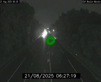 Webcam sur le périphérique de Nantes (N844) entre la Porte de Saint-Luce et la Porte d'Anjou, à l'est de la ville