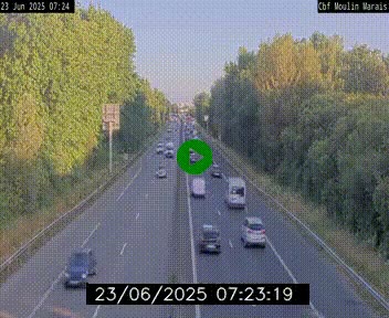 <h2>Webcam sur le périphérique de Nantes (N844) entre la Porte de Saint-Luce et la Porte d'Anjou, à l'est de la ville</h2>