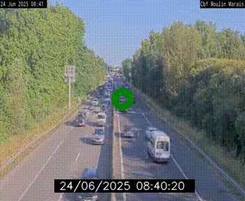 <h2>Webcam sur le périphérique de Nantes (N844) entre la Porte de Saint-Luce et la Porte d'Anjou, à l'est de la ville</h2>