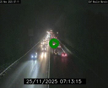 <h2>Webcam sur le périphérique de Nantes (N844) entre la Porte de Saint-Luce et la Porte d'Anjou, à l'est de la ville</h2>