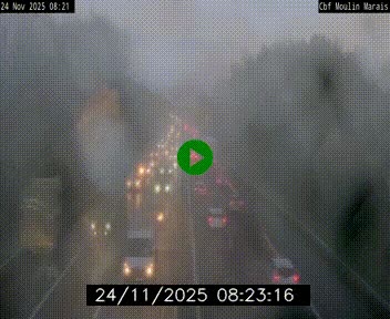 <h2>Webcam sur le périphérique de Nantes (N844) entre la Porte de Saint-Luce et la Porte d'Anjou, à l'est de la ville</h2>