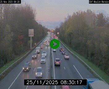 <h2>Webcam sur le périphérique de Nantes (N844) entre la Porte de Saint-Luce et la Porte d'Anjou, à l'est de la ville</h2>