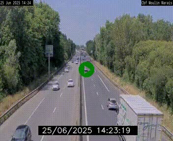 <h2>Webcam sur le périphérique de Nantes (N844) entre la Porte de Saint-Luce et la Porte d'Anjou, à l'est de la ville</h2>