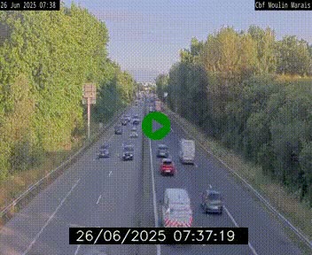 <h2>Webcam sur le périphérique de Nantes (N844) entre la Porte de Saint-Luce et la Porte d'Anjou, à l'est de la ville</h2>