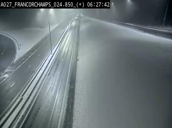 <h2>Caméra autoroutière à proximité du circuit de Spa-Francorchamps à Stavelot sur l'A27/E42</h2>