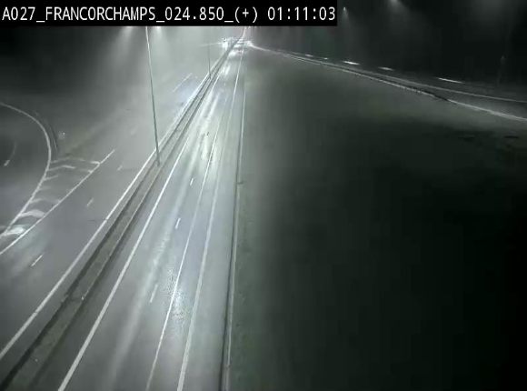 <h2>Caméra autoroutière à proximité du circuit de Spa-Francorchamps à Stavelot sur l'A27/E42</h2>
