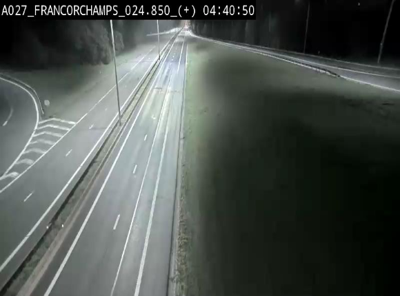 <h2>Caméra autoroutière à proximité du circuit de Spa-Francorchamps à Stavelot sur l'A27/E42</h2>