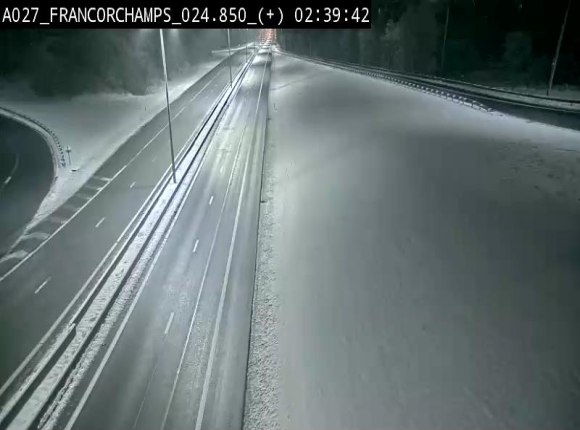 <h2>Caméra autoroutière à proximité du circuit de Spa-Francorchamps à Stavelot sur l'A27/E42</h2>