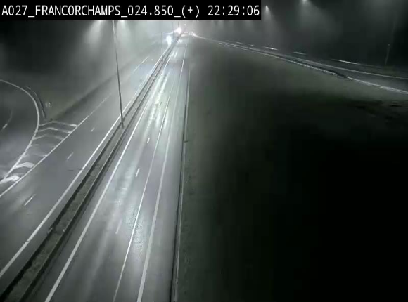 <h2>Caméra autoroutière à proximité du circuit de Spa-Francorchamps à Stavelot sur l'A27/E42</h2>