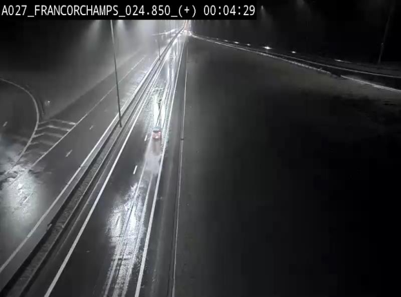 <h2>Caméra autoroutière à proximité du circuit de Spa-Francorchamps à Stavelot sur l'A27/E42</h2>