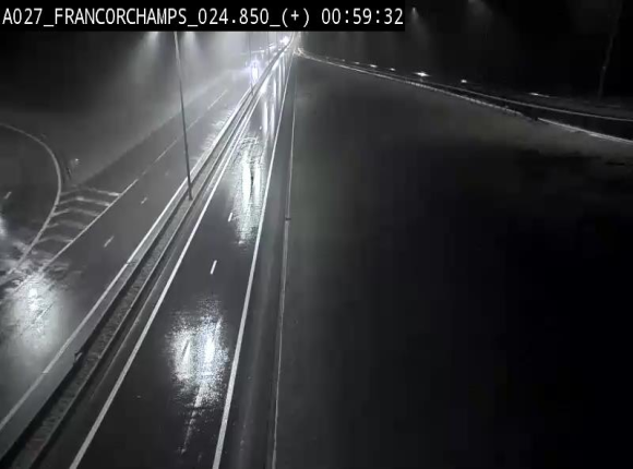 <h2>Caméra autoroutière à proximité du circuit de Spa-Francorchamps à Stavelot sur l'A27/E42</h2>