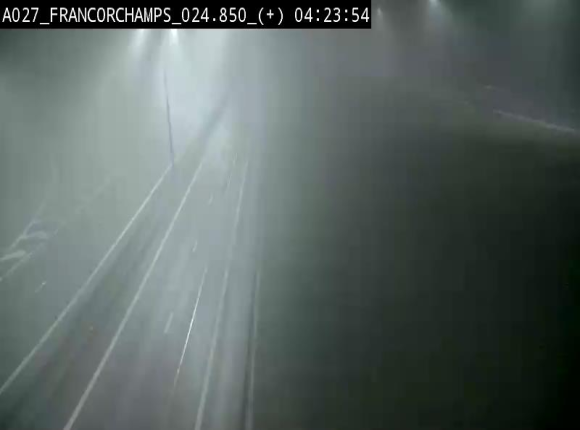 Caméra autoroutière à proximité du circuit de Spa-Francorchamps à Stavelot sur l'A27/E42