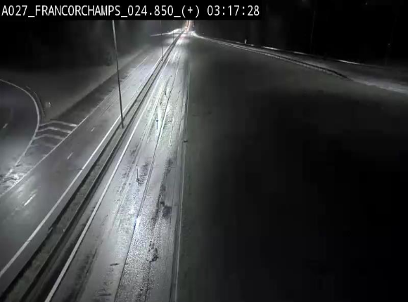 <h2>Caméra autoroutière à proximité du circuit de Spa-Francorchamps à Stavelot sur l'A27/E42</h2>