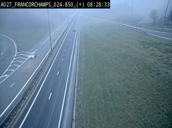 Caméra autoroutière à proximité du circuit de Spa-Francorchamps à Stavelot sur l'A27/E42